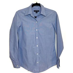 BANANA REPUBLIC Riley Tailored Fit Shirt Light Blue XS stretchy